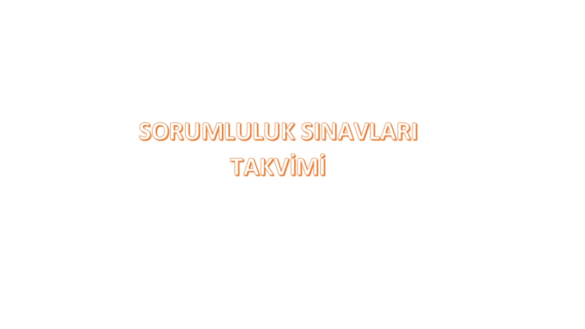 SORUMLULUK SINAVLARI TAKVİMİ AÇIKLANDI