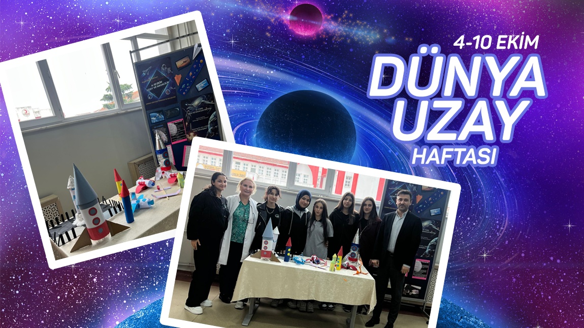 Uzay ve Havacılık Kulübü, 4-10 Ekim Dünya Uzay Haftası'nı özel etkinliklerle kutladı.